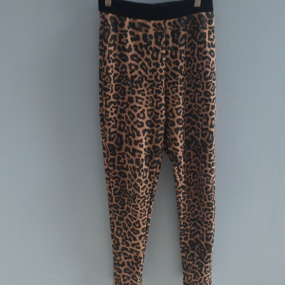Zara Faux Suède Leggings. Size S